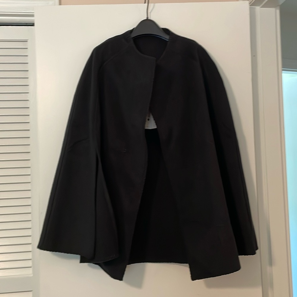 Black wool cape from Aqua by Bloomingdales